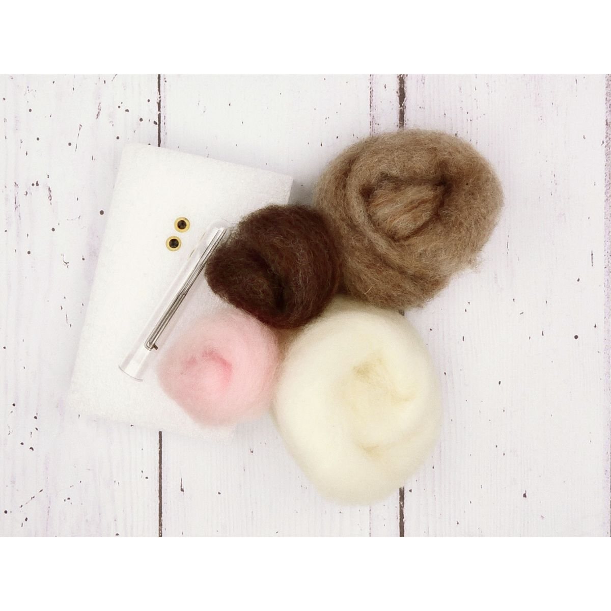Baby Bunny Needle Felting Kit