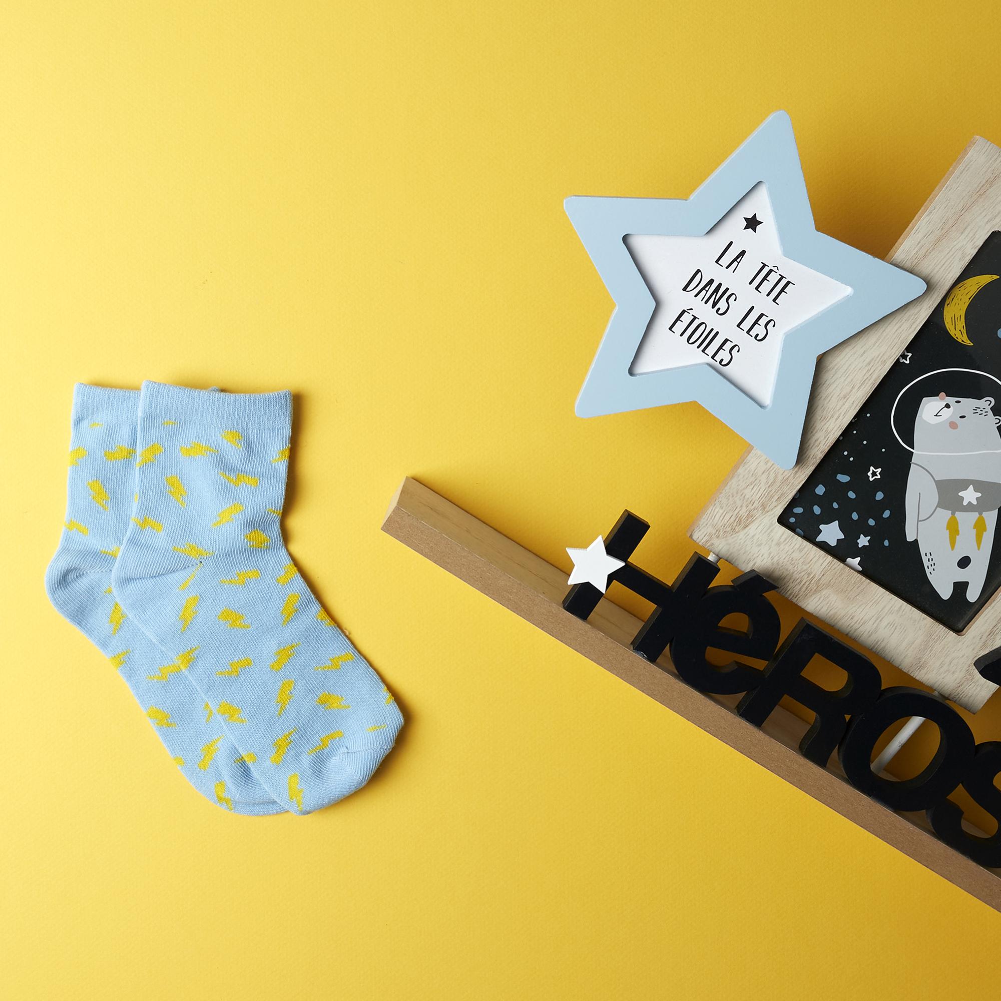 CHAUSSETTES LICORNE CHAT SUPER HERO ENFANT