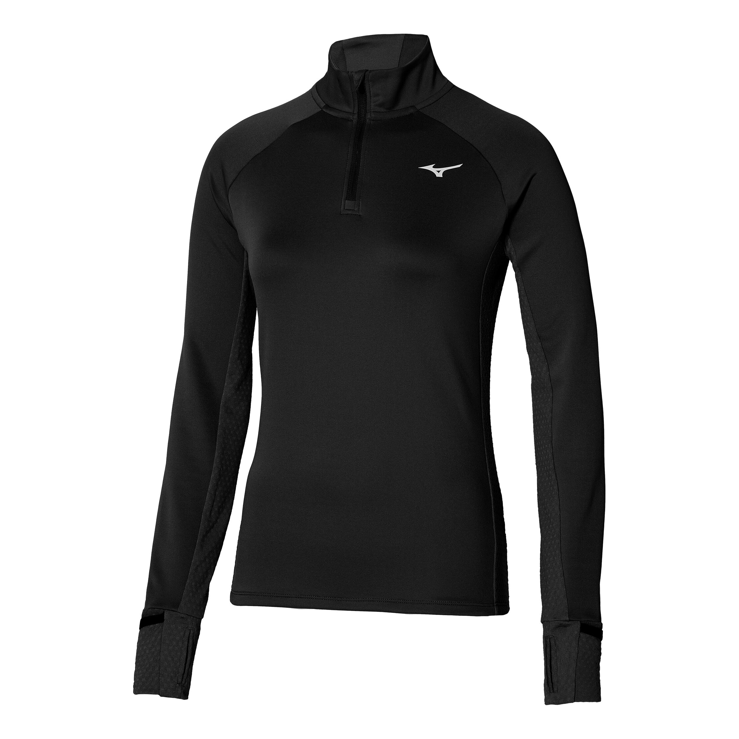 Mizuno Warmalite HZ Top De Course Femmes - Noir