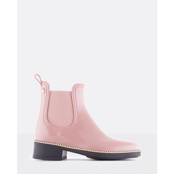 Lemon Jelly Botins Chuva c/ Salto Rosa Vegan AVA 19 37