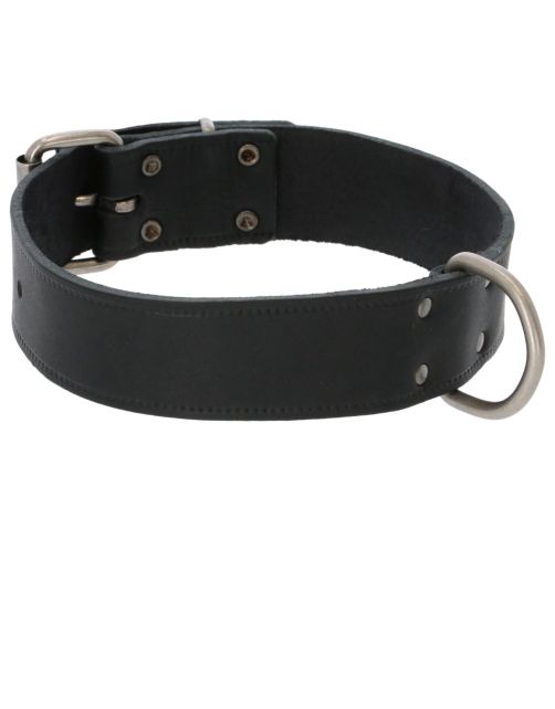 Adori Halsband Vetleder Met Print Zwart - Hondenhalsband
