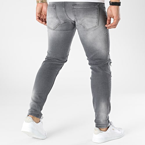 Jean Slim B6727 Gris Anthracite