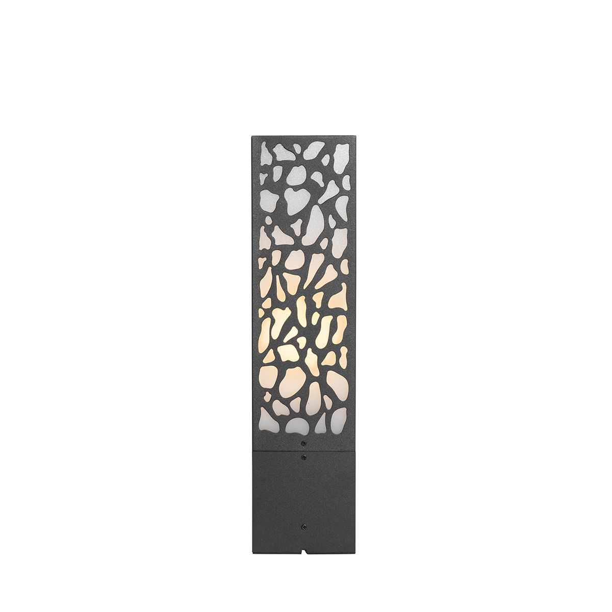 Modern buiten paaltje zwart 40 cm IP44 - Nicole