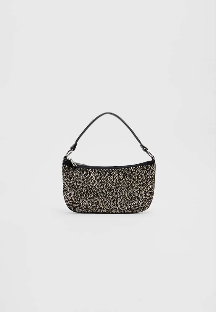 Bolsa pequena com strass