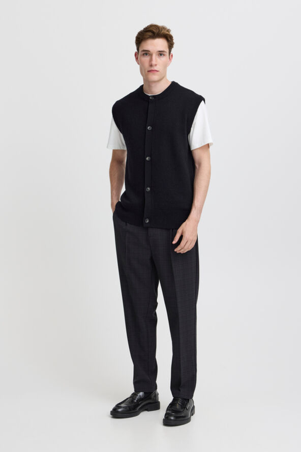 Casual Friday CFKARL cardigan vest Black beauty