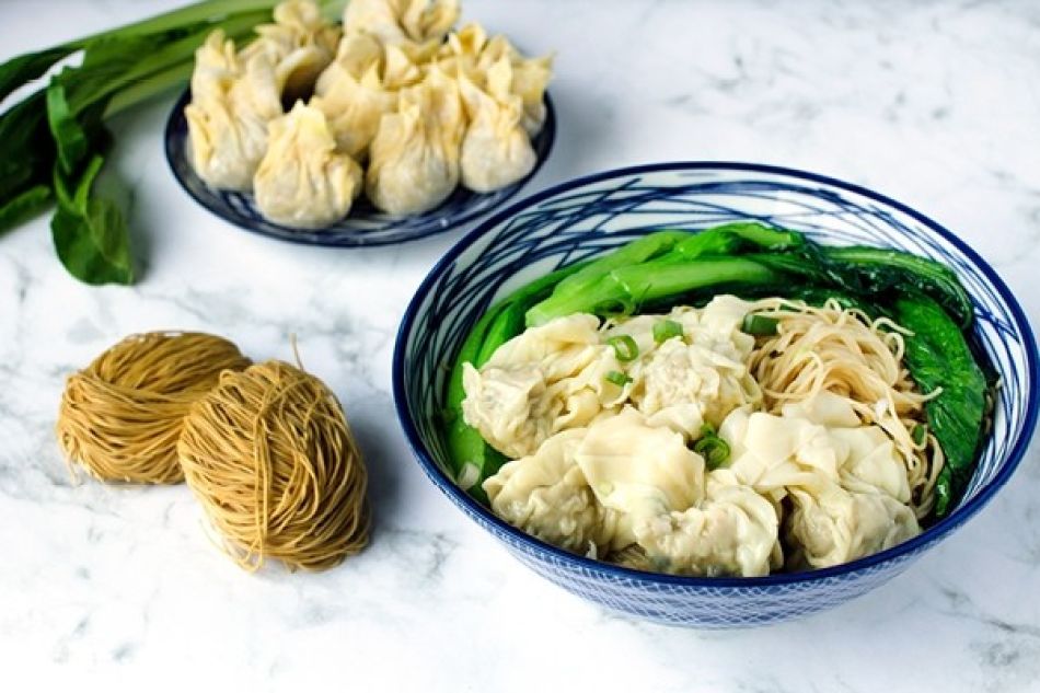 Kantonese noedelsoep met wantan
