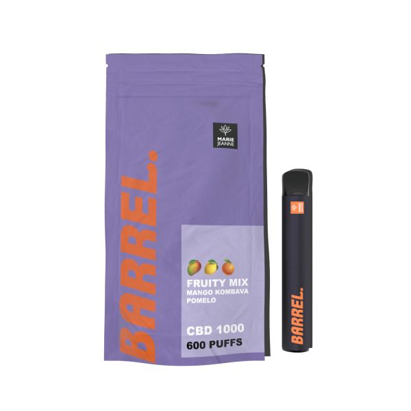 Marie Jeanne Barrel Fruit Mix 600 Puffs CBD Vape Pen