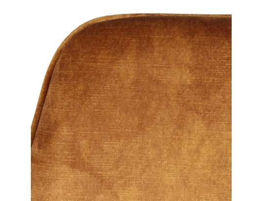 PRO LIVING - Tabouret de bar Lot de 2 T. Lizzy ocre velours (plan)