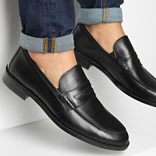 Mocassins 6103 Black Antique Leather