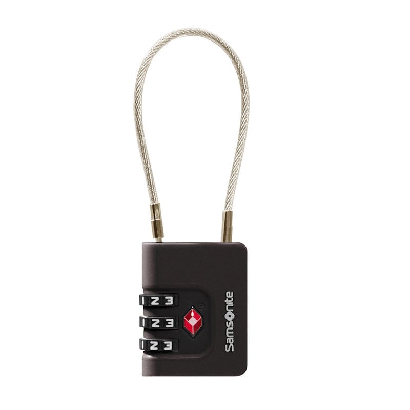 Samsonite TA Revolution Cablelock 3 Dial TSA Black