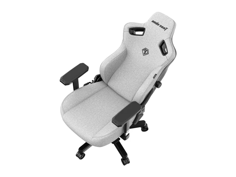 Anda Seat Kaiser 3 L, Polstret sæde, Polstret ryglæn, Grå, Grå, Stof, Stof