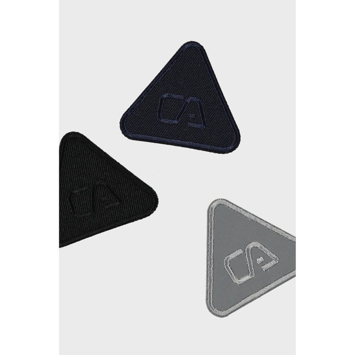 Atelier Veritas-Set van 3 patches met driehoeken
