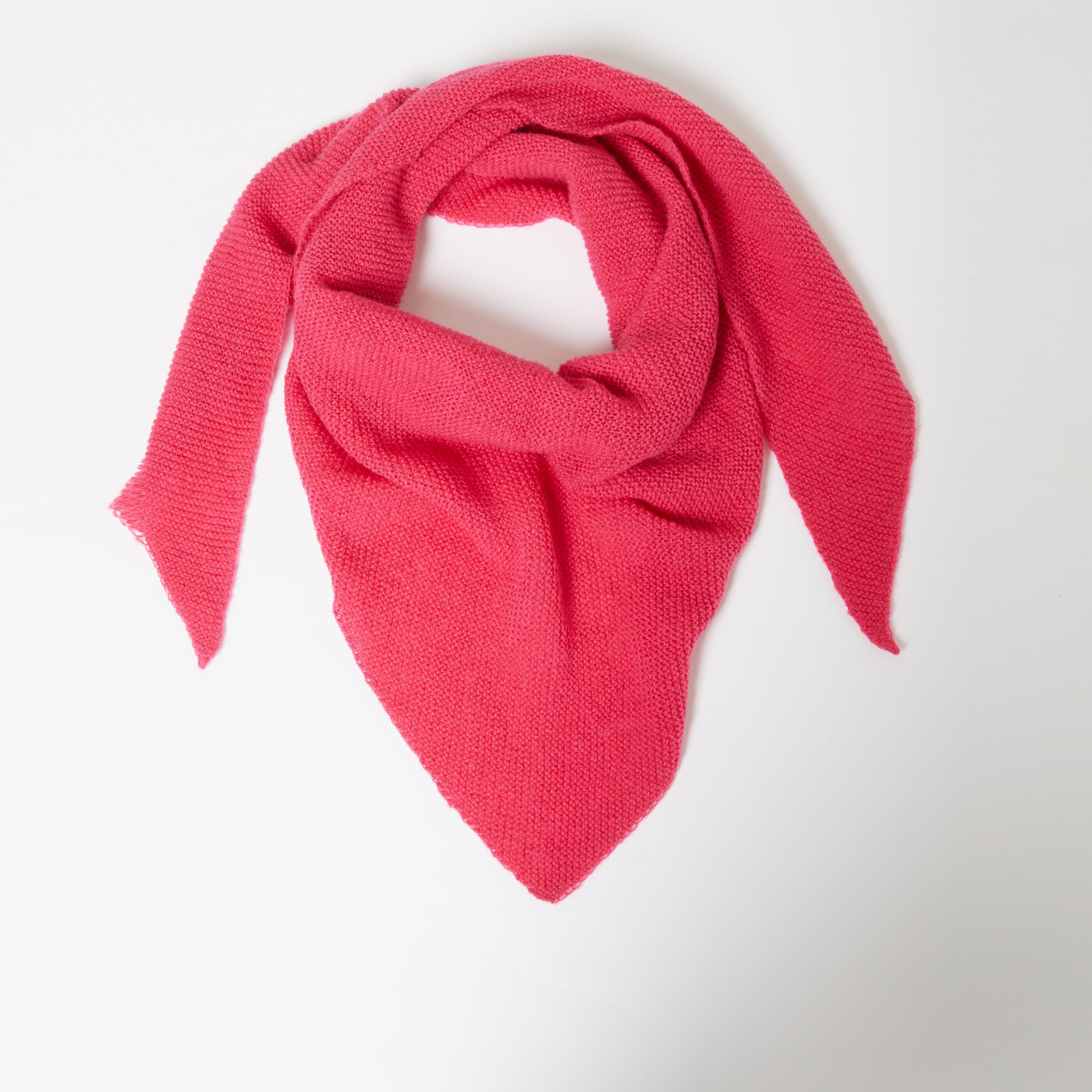 Châle en mohair femme - FUSHIA