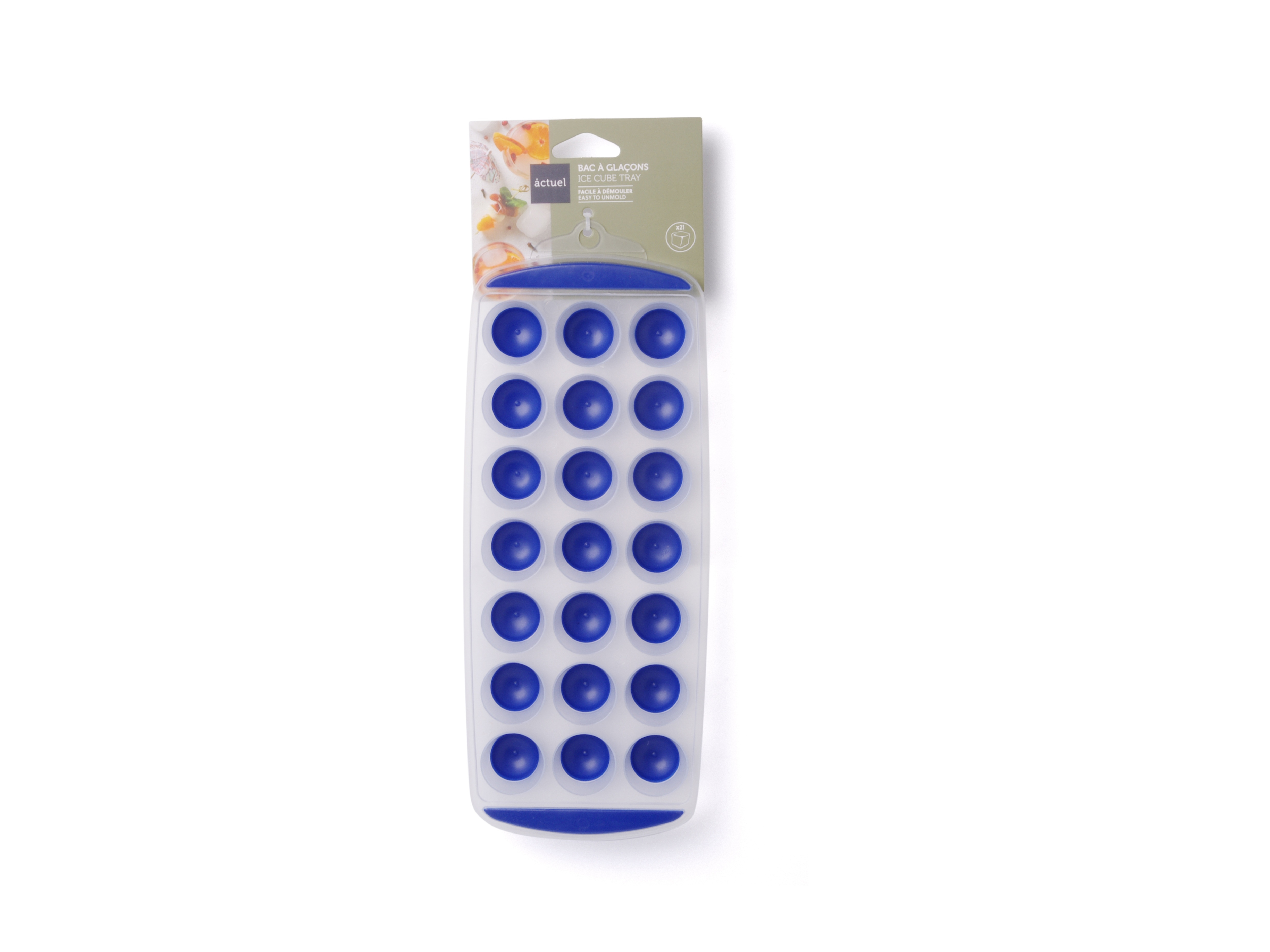 CUVETE GELO ACTUEL 21 CUBOS AZUL