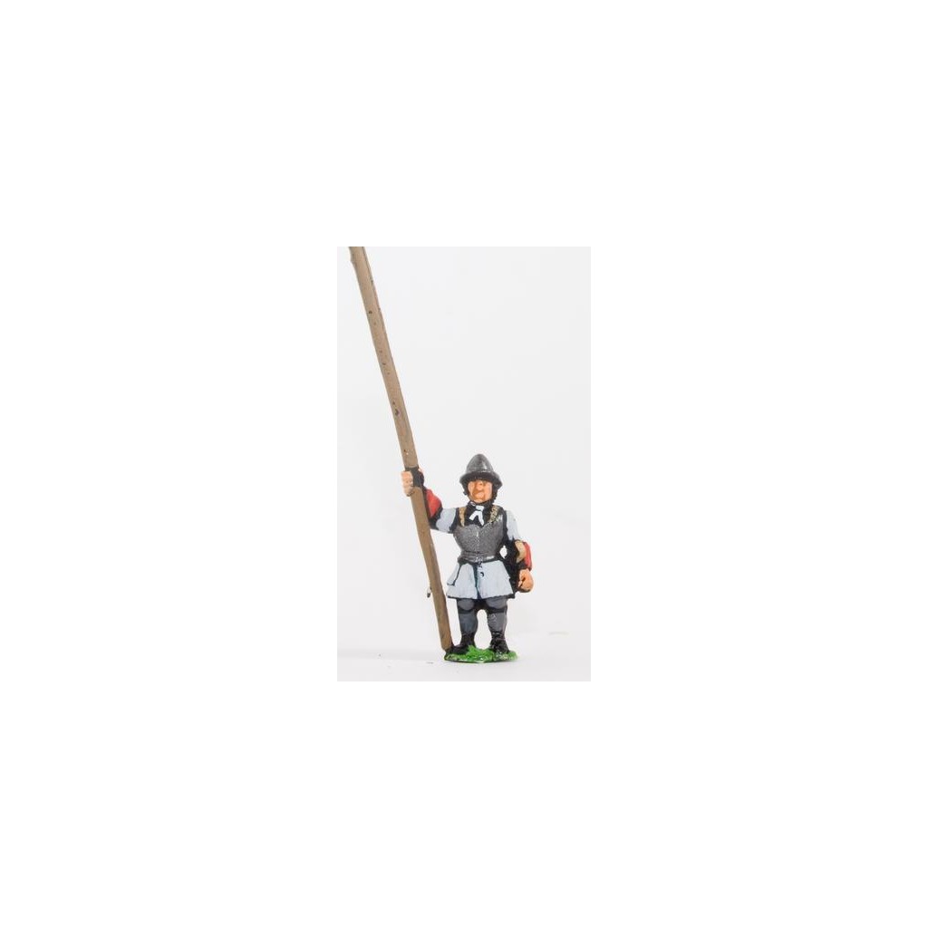 European Armies: Heavy Pikeman in Helmets with pike upright
