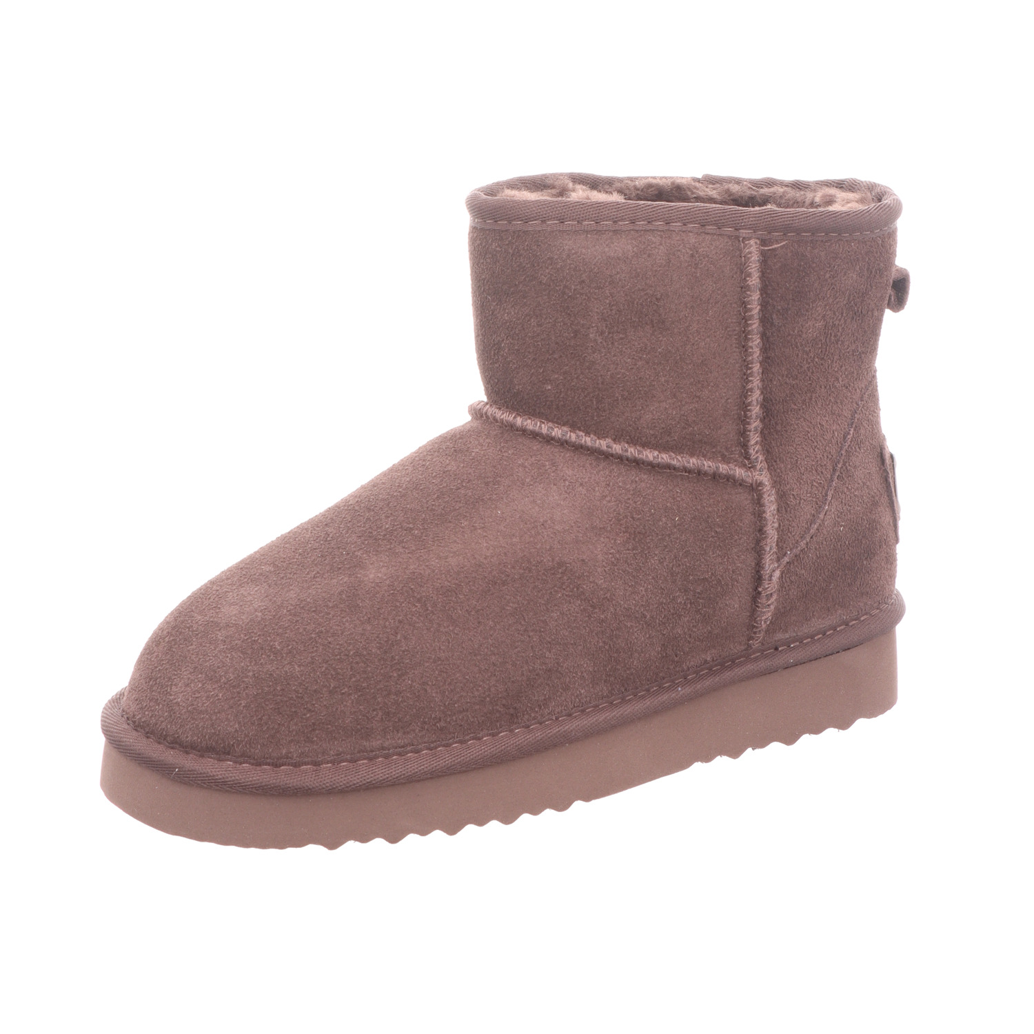 OOG Damen-Stiefelette Mokka-Braun