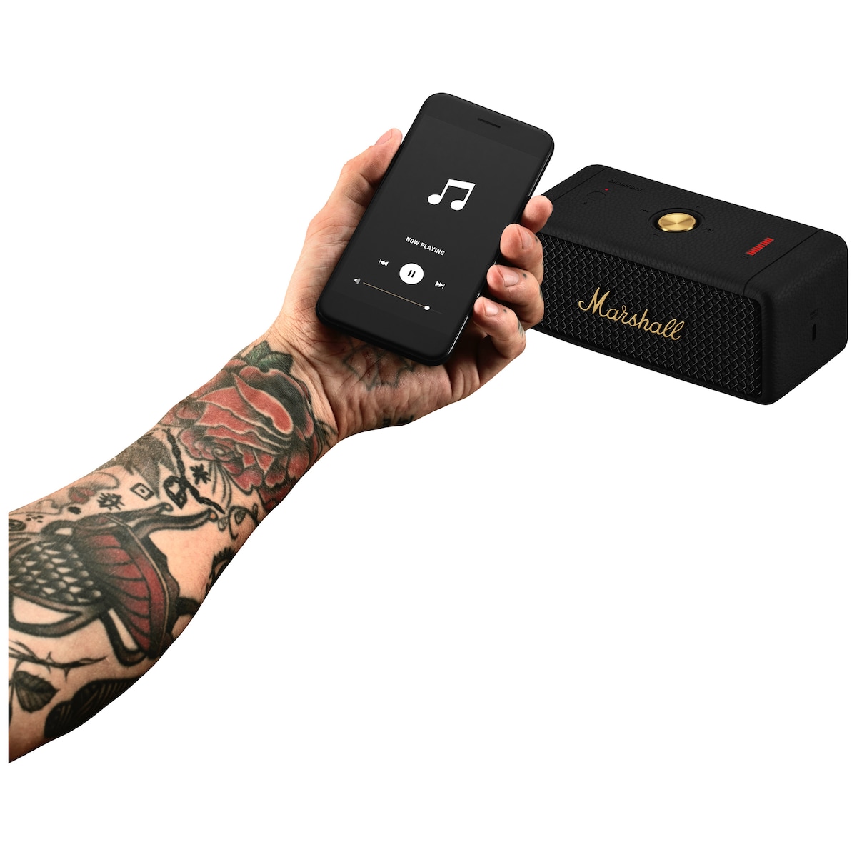 Marshall Emberton II trådløs bærbar høyttaler (black/brass)