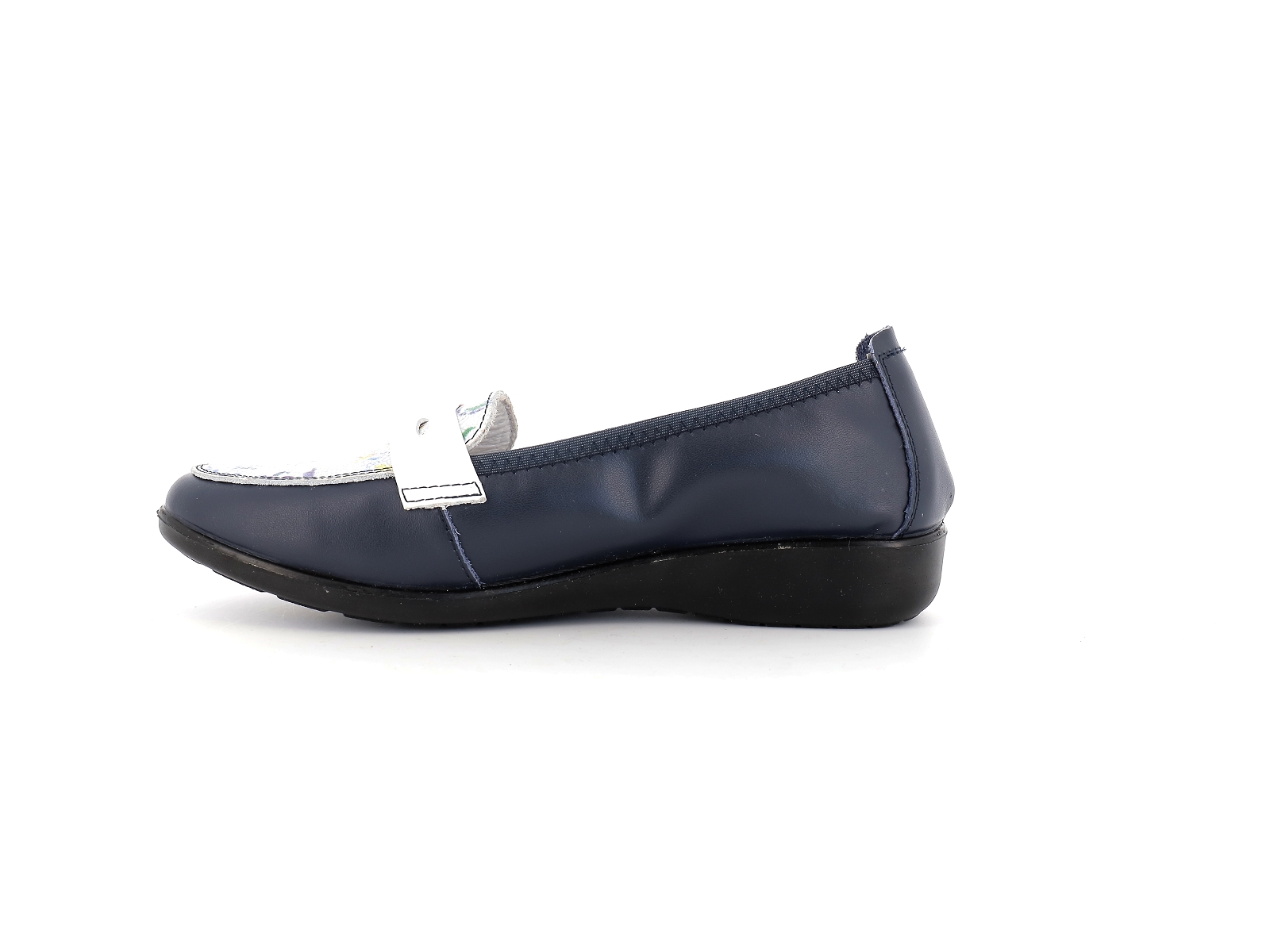 Inea-GABANT Cuir Marine-Blanc