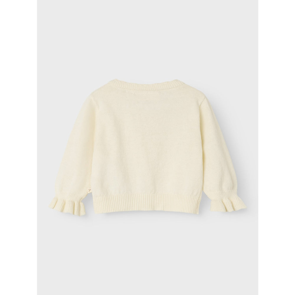 Køb Lil'Atelier Coconut Milk Fauci Fia Kort Strik Cardigan