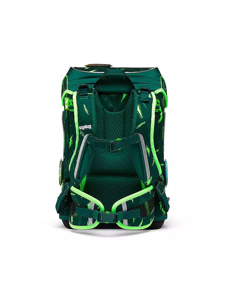 ERGOBAG Schultaschen Set 5-tlg. Cubo Light - Bärtastisch grün