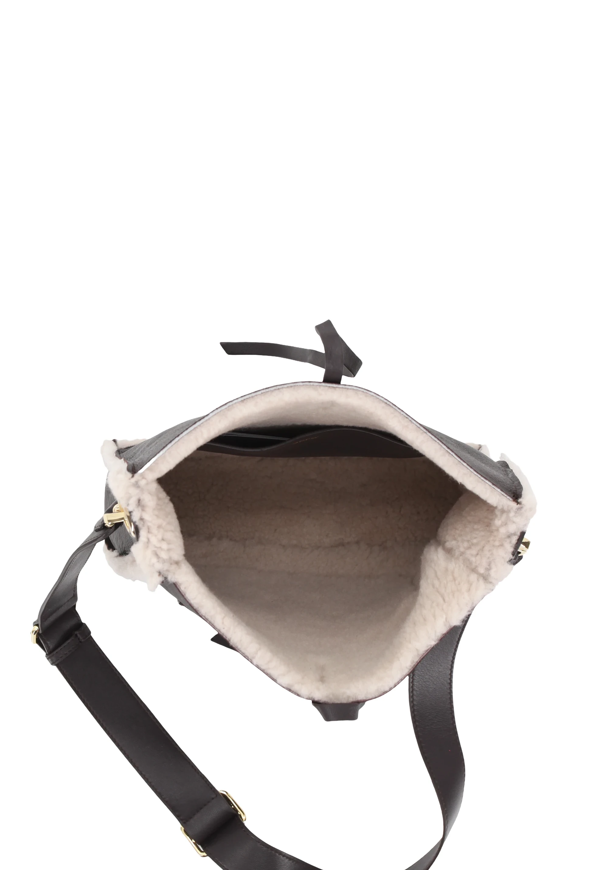 Cross body RAQUEL small Leather Shearling reversible Standard