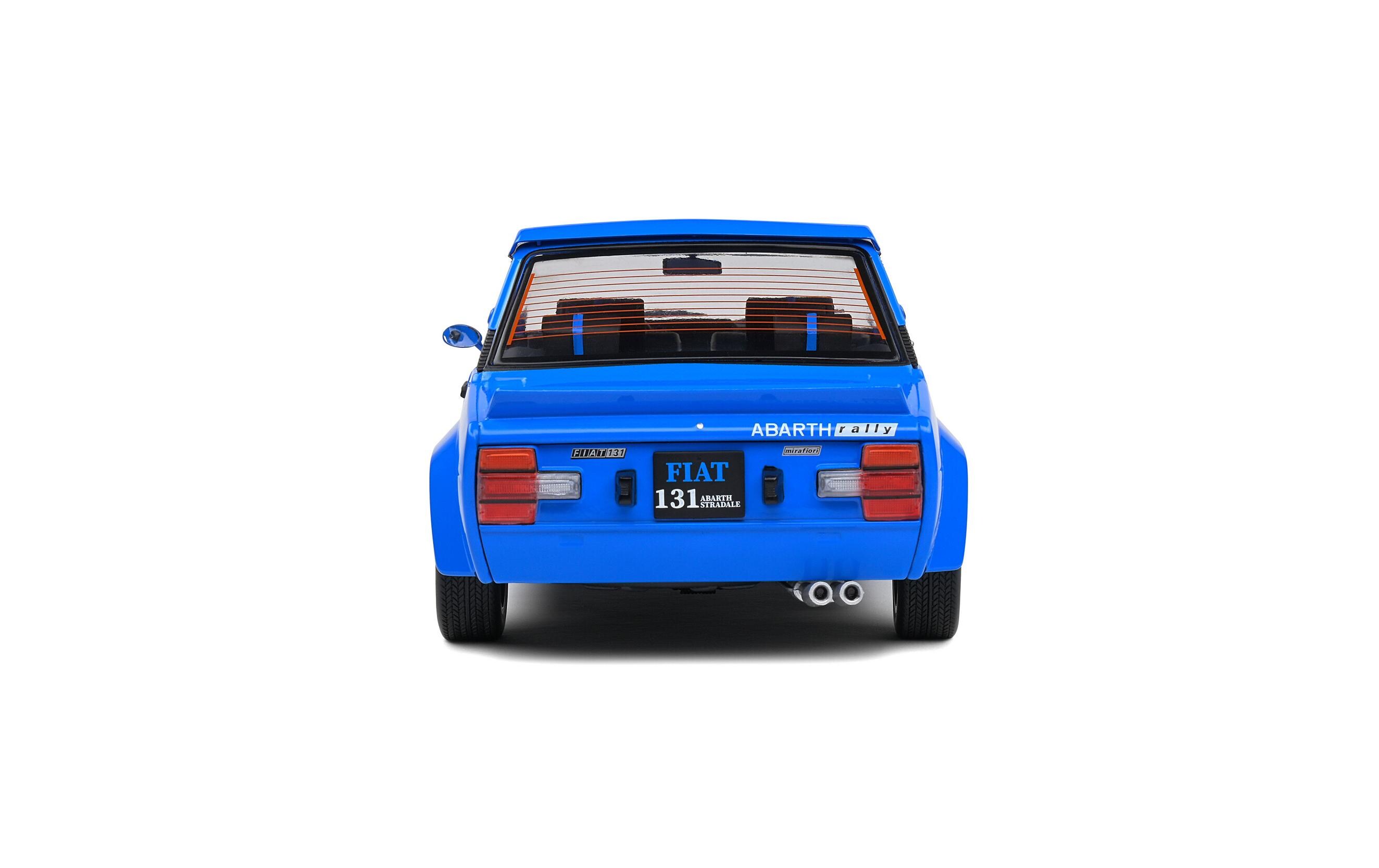 Fiat 131 Abarth, Blau, 1980 1:18Detailgetreues Modellauto im Massstab 1:18