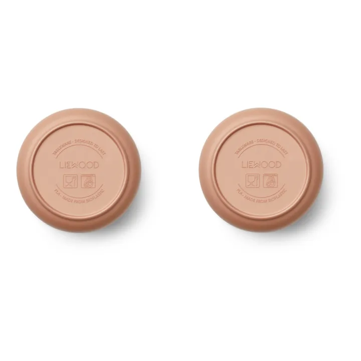 Liewood Gobelets Stine en PLA-set de 2 | Rose