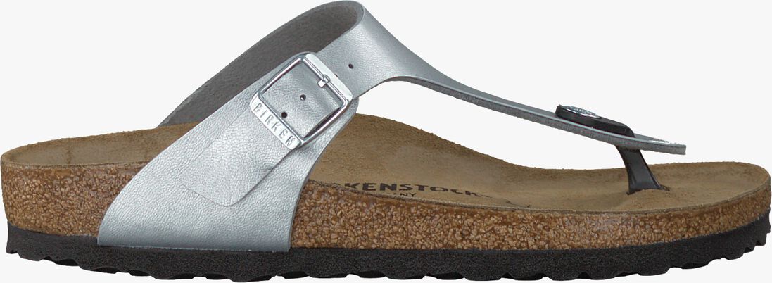 BIRKENSTOCK zilveren birkenstock teenslippers gizeh kids