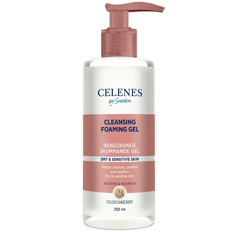 Celenes Cloudberry Cleasing Foaming Gel / Dry-Sensitive 250 ml