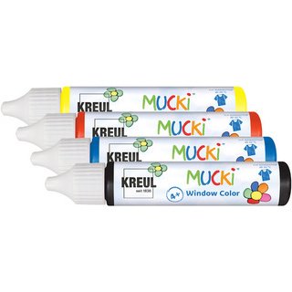 Window Color Pen 'MUCKI', kit de 4