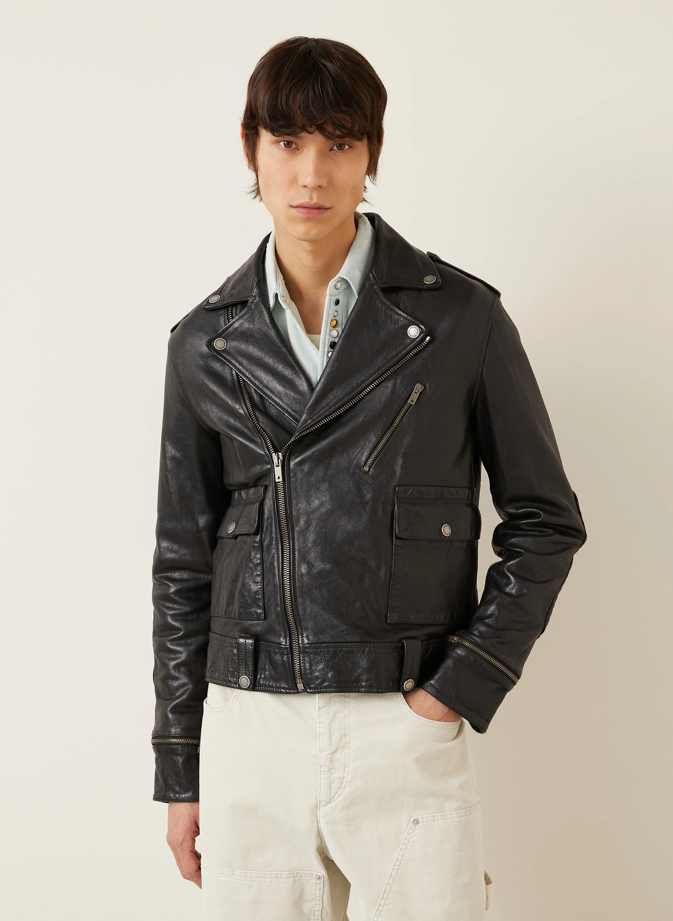 GOLDEN GOOSE Lederjacke JOURNEY