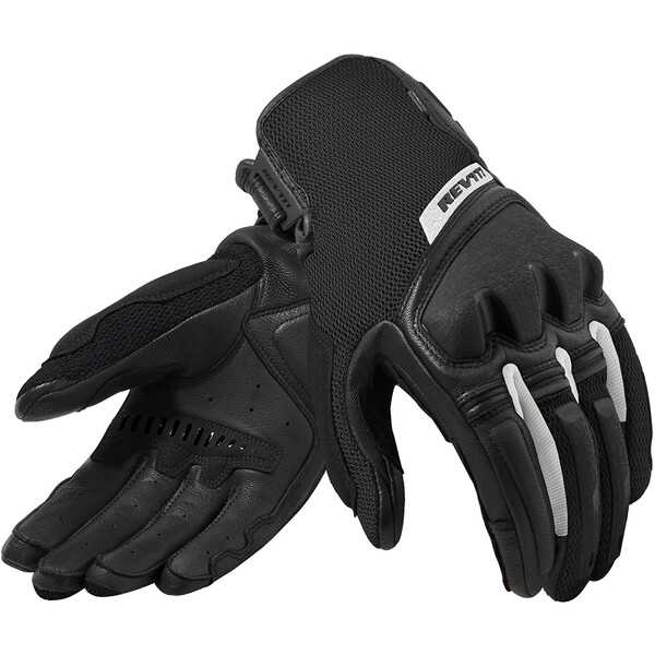 Rev'it - Gants femme Duty Ladies Noir / Blanc