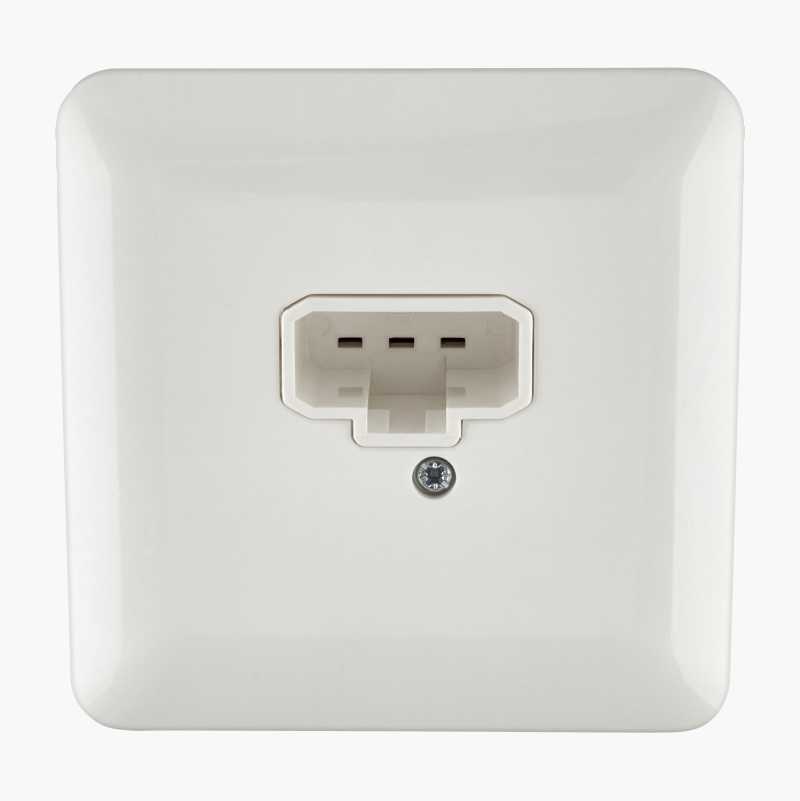 Lampekontakt DCL vegg, innfelt