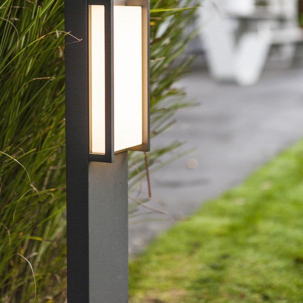LED-padverlichting Qubo in antraciet 16W 1200lm IP54