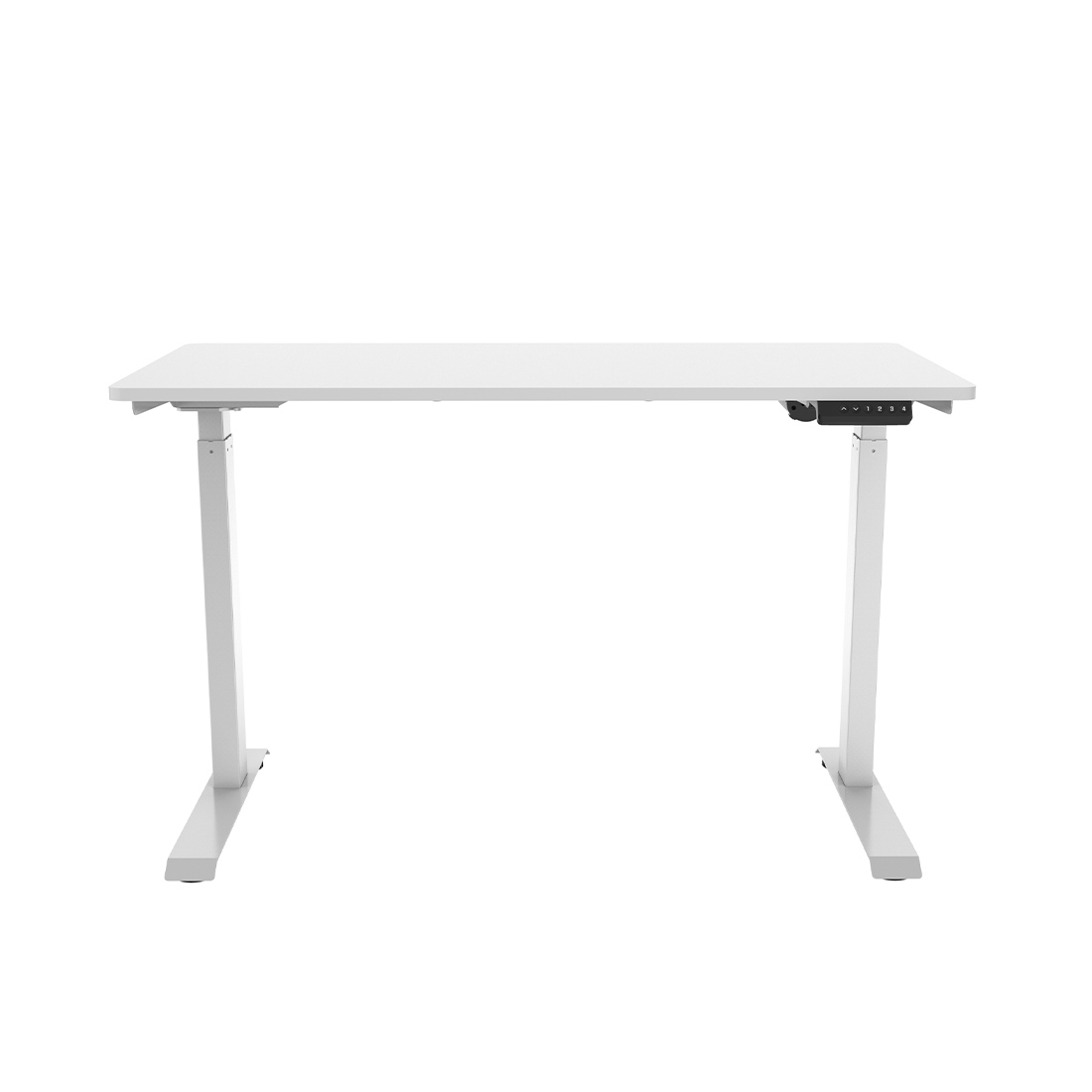 Contini höhenverstellbarer Bürotisch 120 x 60 cm weiss