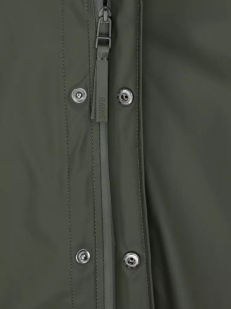 RAINS Parka - Regenjacke dunkelgrün