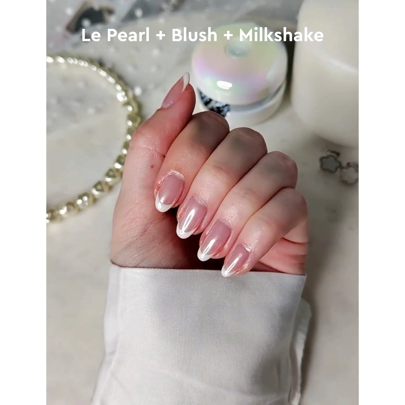 Le Mini Macaron Le Glazed Chrome Powder Set