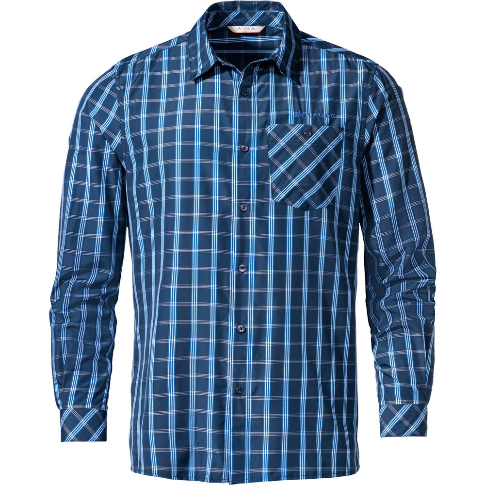 VAUDE Albsteig LS III Hemd Herren dark sea