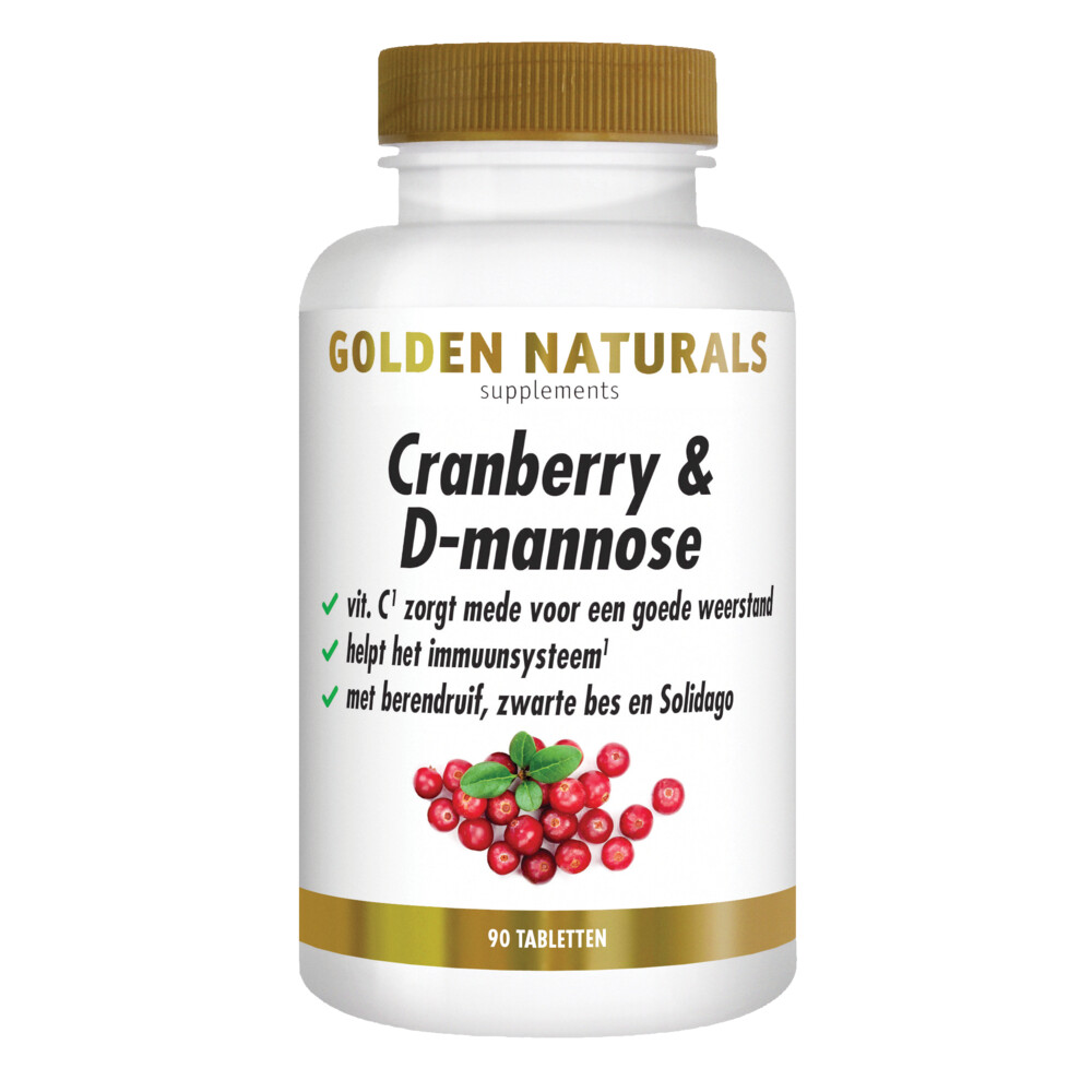 Golden Naturals Cranberry & D-mannose 90 vegacapsules