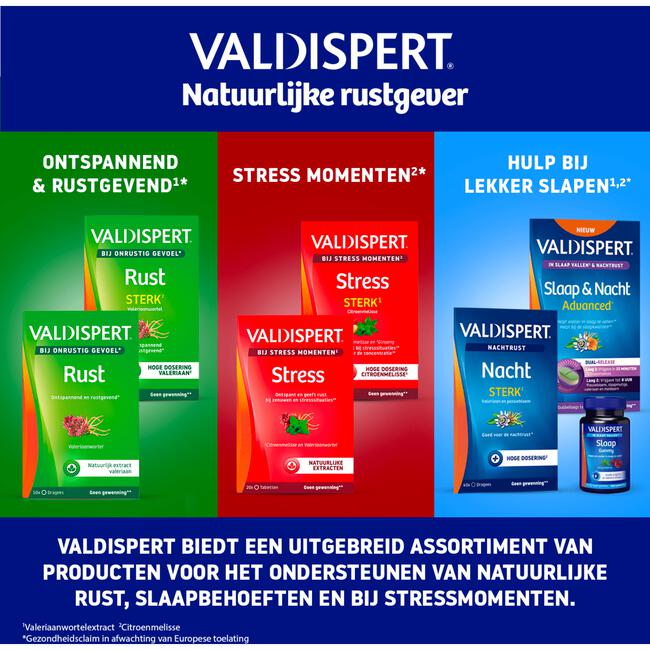 Valdispert Rust Sterk 50 tabletten