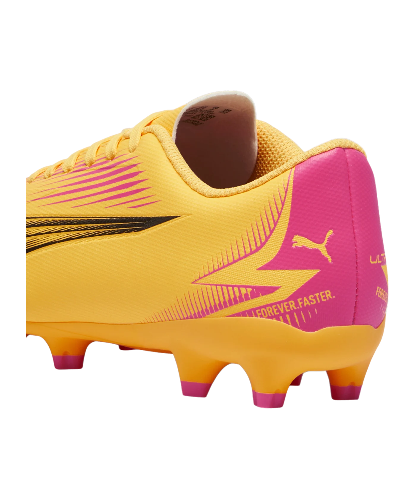 PUMA ULTRA Play FG/AG Jr Kids The Forever Faster Orange Schwarz F03