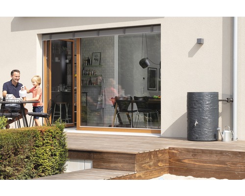 GARANTIA Muro regenwatertank 420 l, steenlook