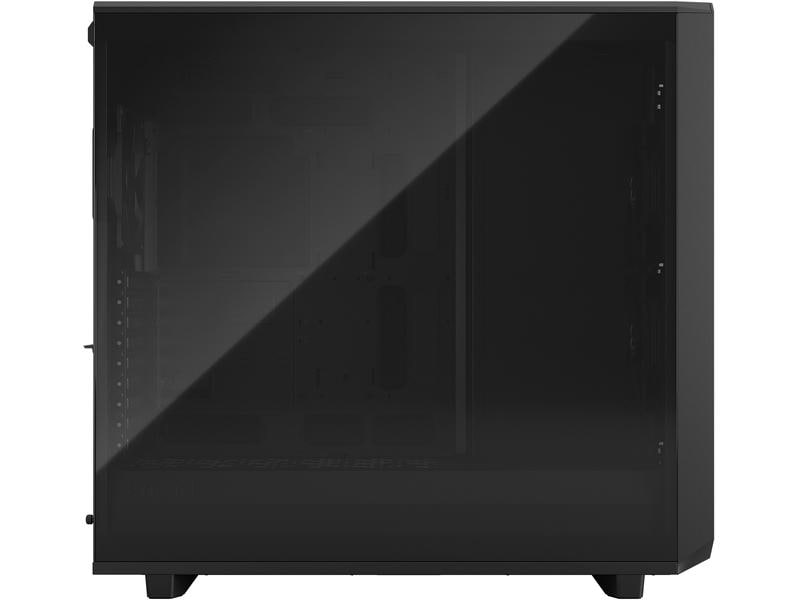 Fractal Design PC-Gehäuse Meshify 2 XL Light TG Schwarz Elegantes, kompaktes Big-Tower mit Sichtfenster