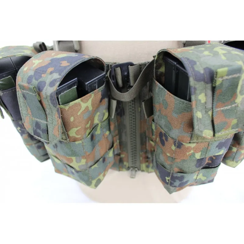 Zentauron -  Zentauron Chest Rig Nonmodular Split Front flecktarn