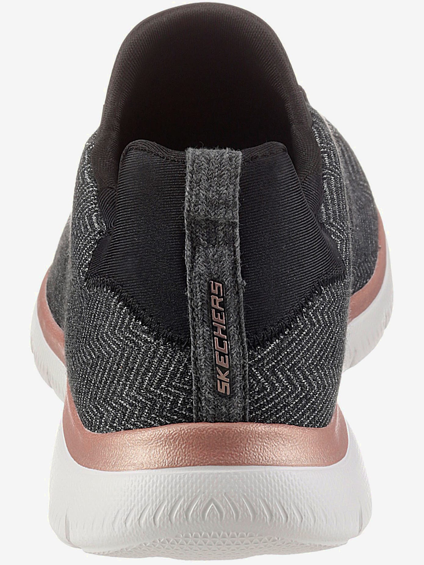 Sneakers slip on élastique confortable à enfiler
