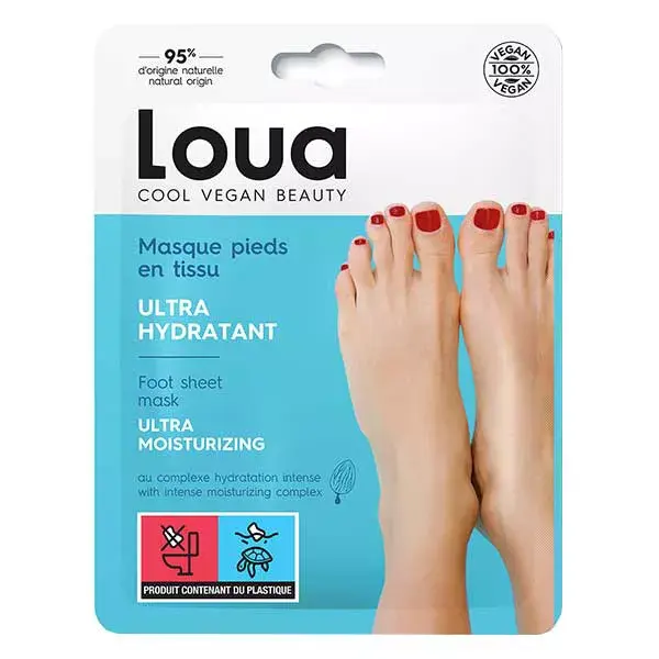 Máscara para os pés Loua Ultra-Hidratante em Tecido (1 unidade)