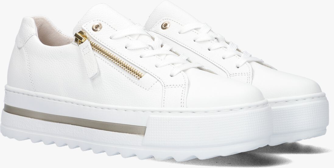 witte gabor lage sneakers 498