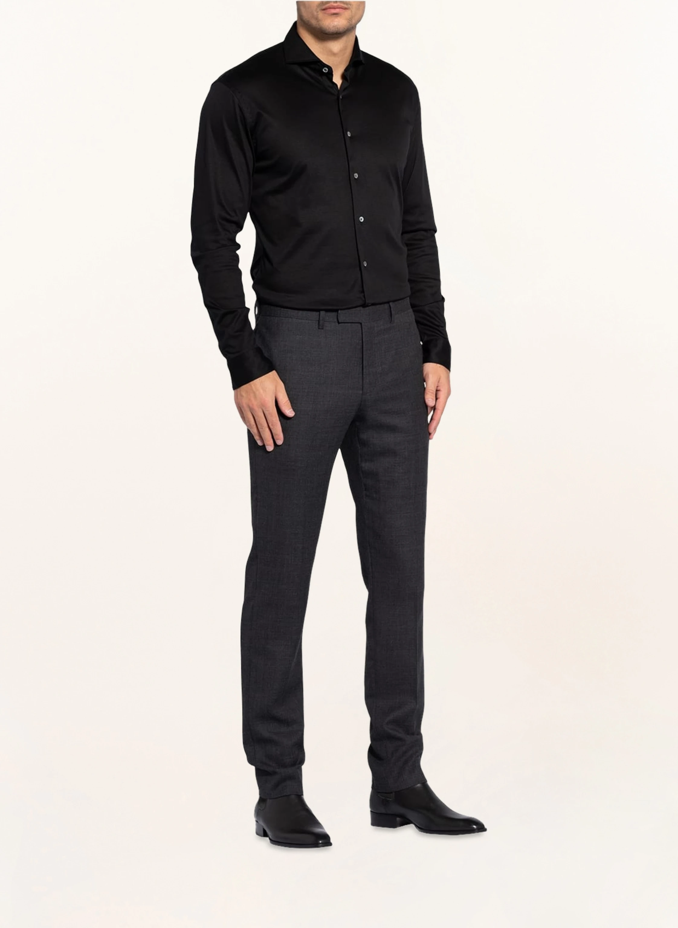 van Laack Jerseyhemd Slim Fit