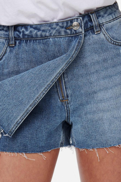 Only blauwe dames korte broek