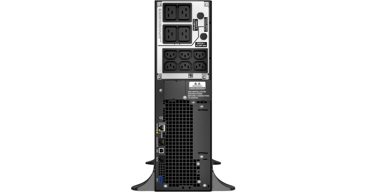 APCSmart-UPS On-Line 5000VA noodstroomvoeding ups  (Zwart, 6x C13, 4x C19 uitgang, Embedded NMC, SRT5KXLI)